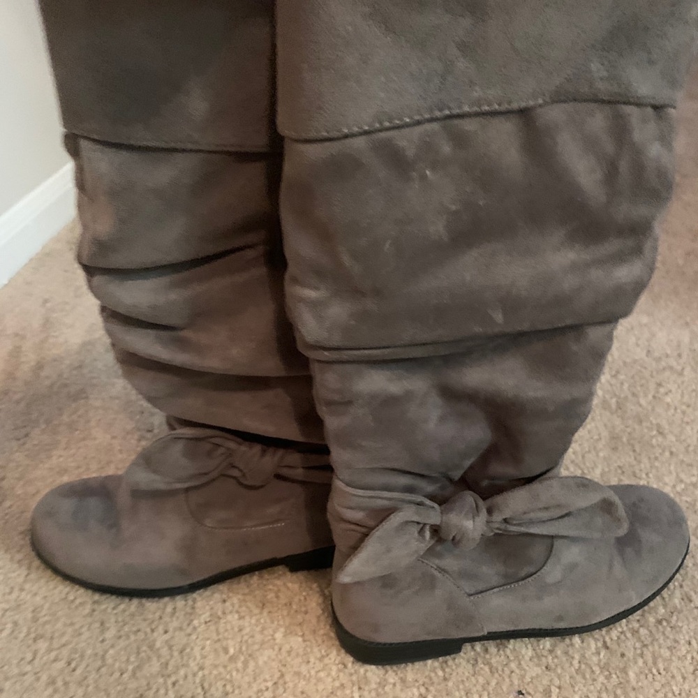 Grey Boots